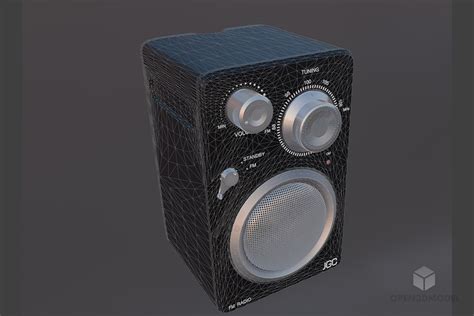 Vintage Radio Speaker Free 3d Model Blend C4d Dae Fbx Max Open3dmodel