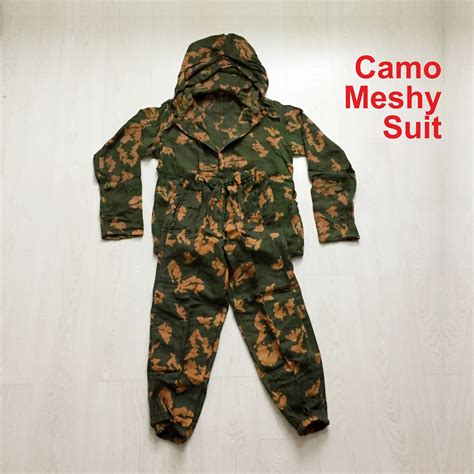 Soviet Camo Meshy Suit KZS Size 1 Sniper Tactical Jumpsuit Etsy