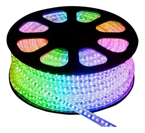 2 Rollos Manguera Led Rgb 5050 Multicolor 25m Ctrl Remoto Envío gratis