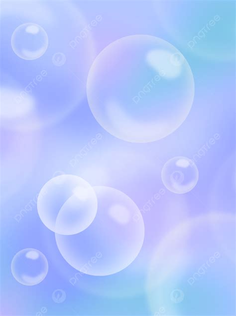 Background Background Bubble 朦胧 Melamun Indah Segar Busa Ungu Biru