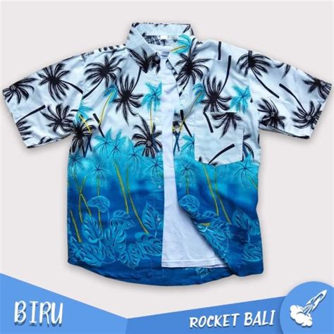 Jual Aloha Kemeja Kemeja Hawaii Lelaki Baju Pantai Pria Kemeja