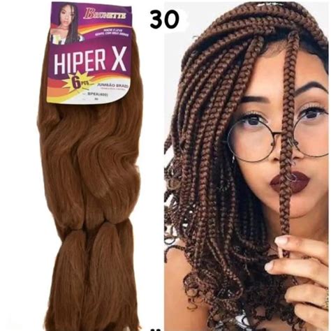 Cabelo Super Jumb O Jumbo Hiper X Gramas Cor Mel Escuro