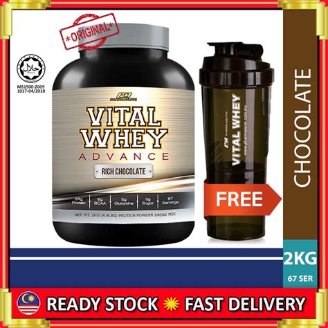 Vital Whey Advance Halal Kg G Protein Isolate Tribulus Tongkat Ali