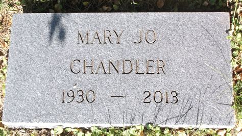 Mary Jo Barnett Chandler Find A Grave Memorial