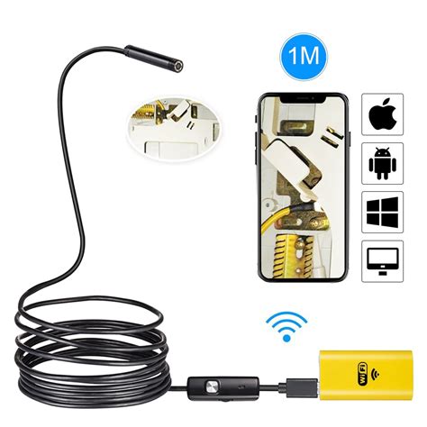 P Ios Wifi Endoscope Mm Lens Led Wireless Waterproof Android