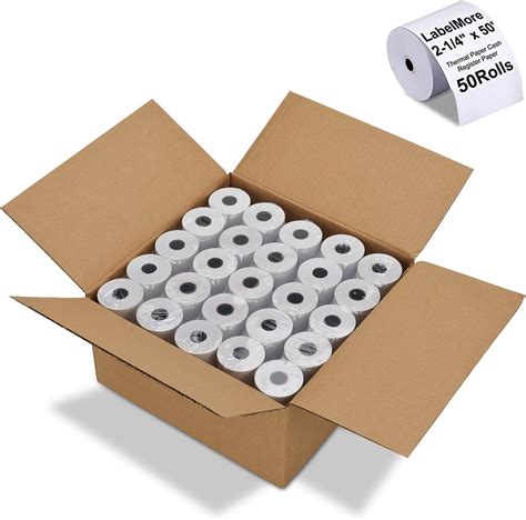 Amazon SJPACK Thermal Paper 2 1 4 X 50 Pos Receipt Paper 50