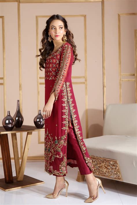 Pakistani Designer Online Sarosh Salman Luxury Pret Wedding Wear