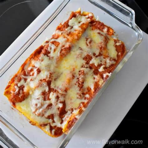 Chicken Enchiladas For Two Flavor Walk