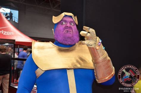 Amazingly Bad Thanos Cosplay Guardians Of The Galaxy Marvel James Gunn