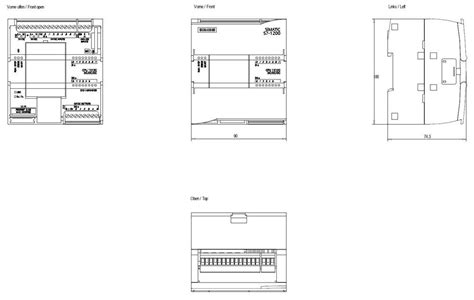 Simatic S7 1200 Cpu 1212c Dcdcdc 6es7212 1ae40 0xb0 Ibcon