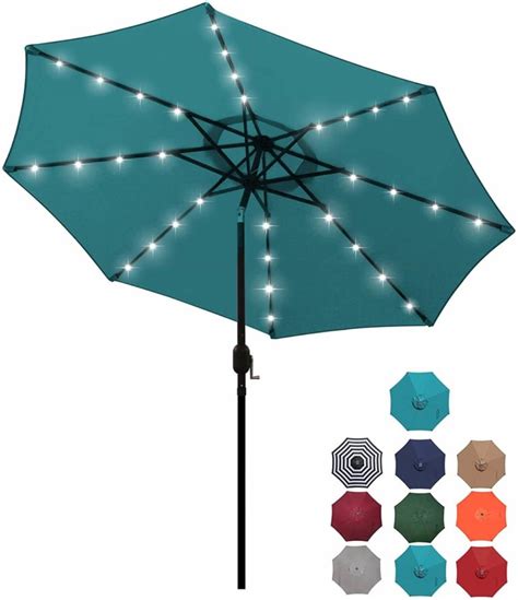 Best Solar Umbrellas For Stylish Umbrellas With Solar Powered