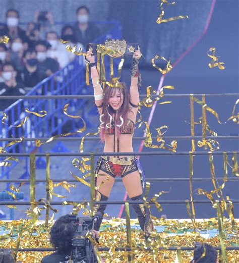 Kairi、岩谷麻優撃破でiwgp女子初代王座戴冠 ムタは新日に「グッバイ」新日・スターダム合同興行全成績 スポーツ報知