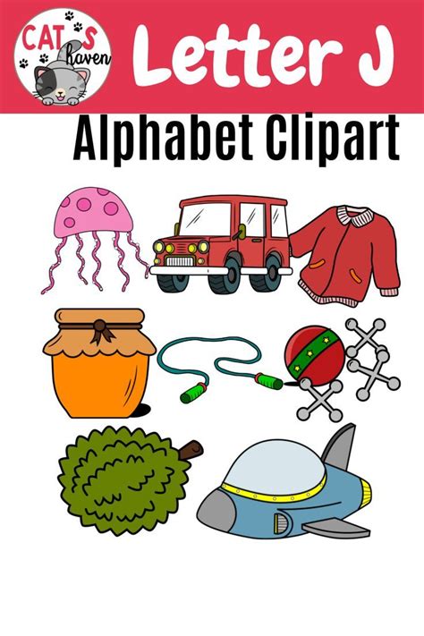 Letter J Clipart (Beginning Alphabet Clipart) | Clip art, J alphabet ...