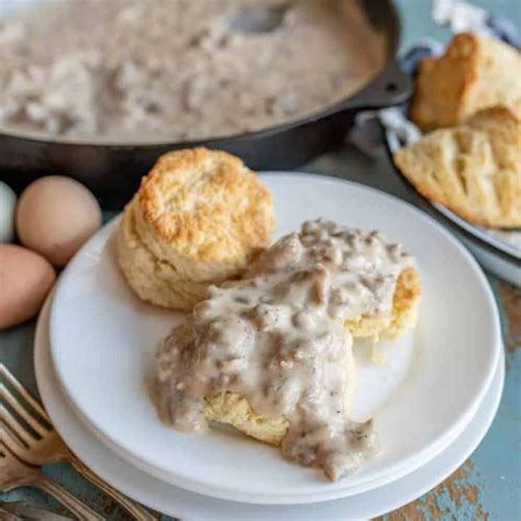 Best Homemade Biscuits & Sausage Gravy Recipe — Bless this Mess