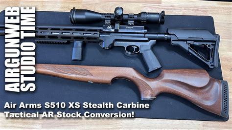 Air Arms S510xs 177 Stealth Carbine Tactical Ar Stock Conversion