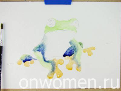 Лягушка акварелью: поэтапный мастер-класс с фото - Onwomen.ru