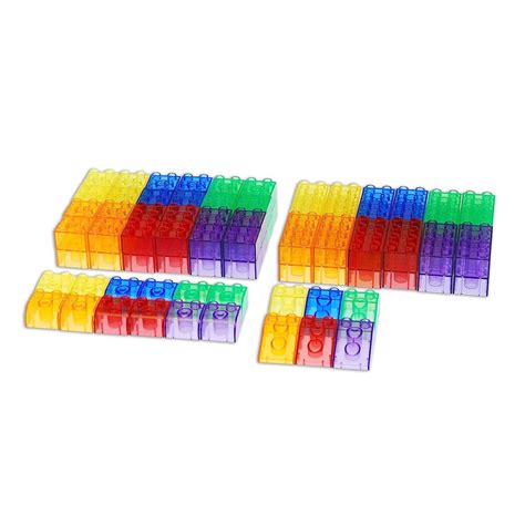 Tickit Translucent Module Blocks Set Of 90 Translucent