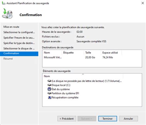 Sauvegarde Active Directory Avec Windows Server Backup