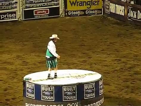 Flint Rasmussen PBR Rodeo Clown Video Dailymotion