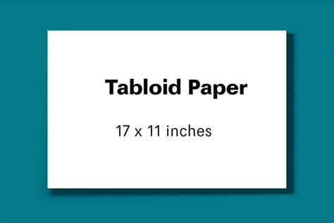 Tabloid Paper Size - MeasuringKnowHow