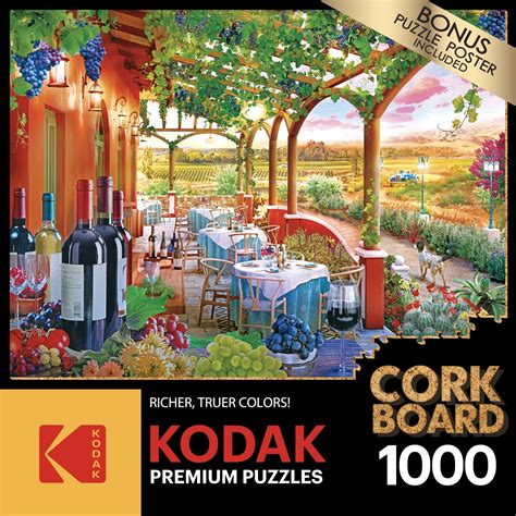 Cra Z Art Kodak 1000 Piece Cork Assortment Adult Jigsaw Puzzle