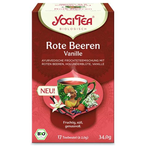 Rote Beeren Vanille Yogi Tea Bio 17 Teebeutel