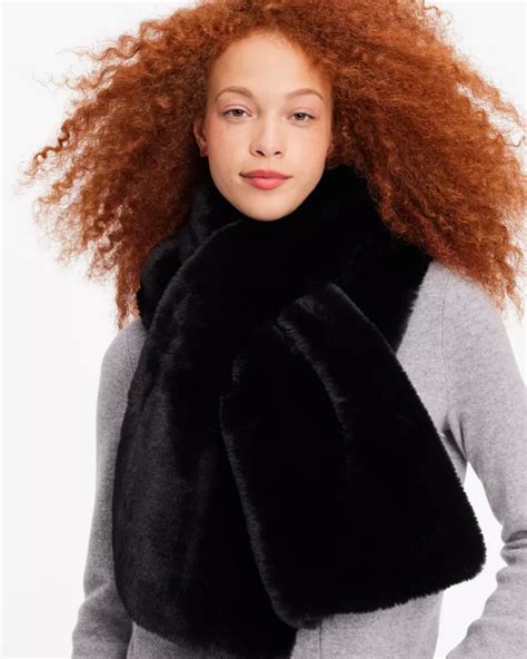 Faux Fur Pull Through Scarf Kate Spade New York