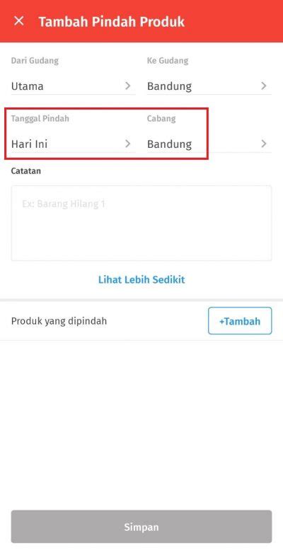 Cara Input Transaksi Pindah Produk Di Accurate Lite