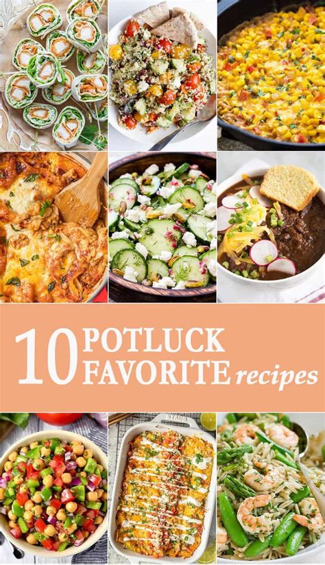 10 Potluck Favorites Easy Potluck Recipes Main Dish For Potluck Best Potluck Dishes