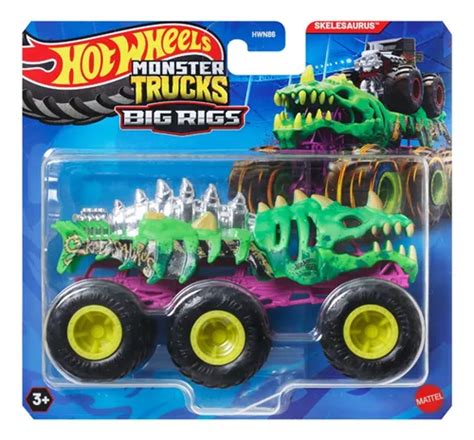 Hot Wheels Caminh O Reboque Monster Trucks Mattel Hwn Parcelamento Sem Juros