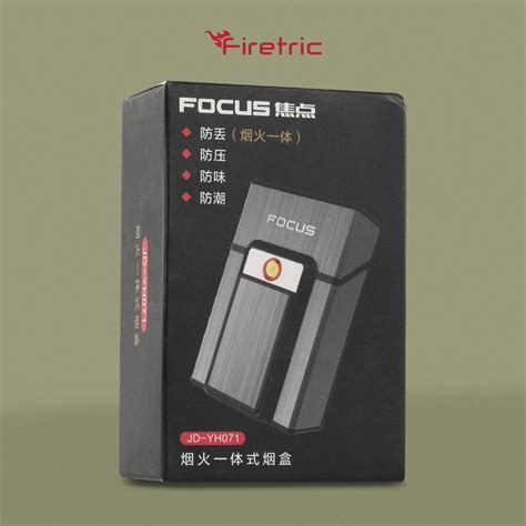 Firetric Focus Kotak Rokok Slot Dengan Korek Elektrik Pyrotechnic