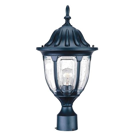 Acclaim Lighting Suffolk 100 Watt 19 In Matte Black Matte Traditional