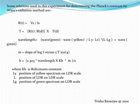 Experiment if planck's constant