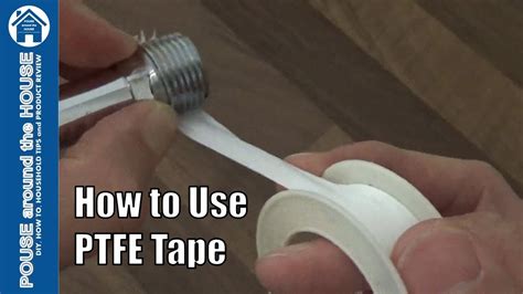 How To Apply Teflon Tape To Pipe Threads At Jerry Johnson Blog