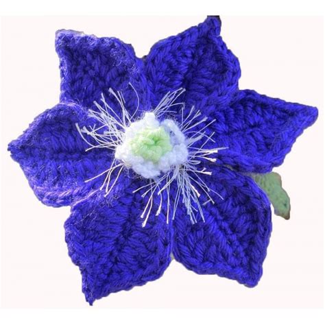 Clematis Bijou Crochet Pattern Lyn S Crafts Crochet Flower Patterns