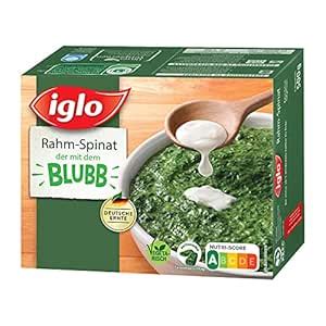 Iglo Rahm Spinat Das Original Zubereitet Mit Dem Blubb 500 G