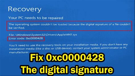 How To Fix Xc The Digital Signature For This File Couldnt Be