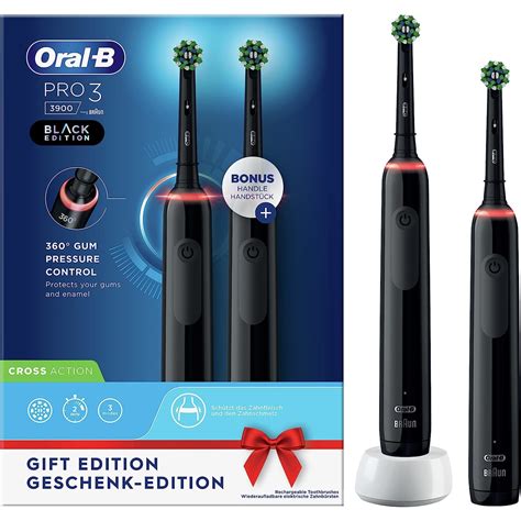 Set 2 X Periuta De Dinti Electrica Oral B Pro 3 3900 Cross Action