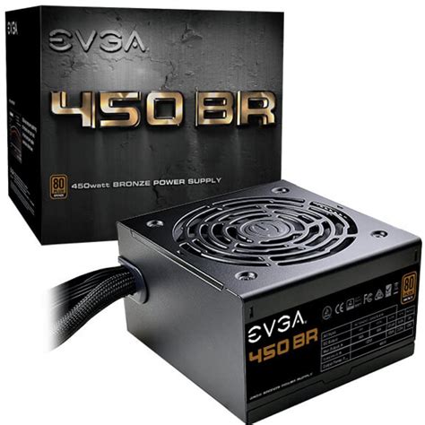 Fonte EVGA 450 BR 450W 80 Plus Bronze PFC Ativo 100 BR 0450 K1