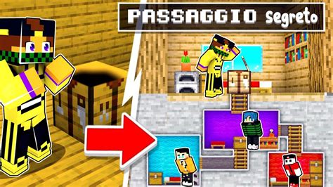 GIOCO A NASCONDINO Coi PASSAGGI SEGRETI Su MINECRAFT YouTube