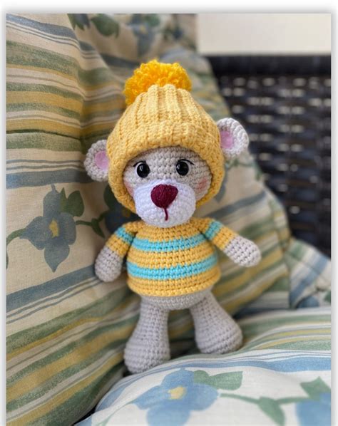 Ursinho Em Amigurumi Croch Elo Produtos Especiais