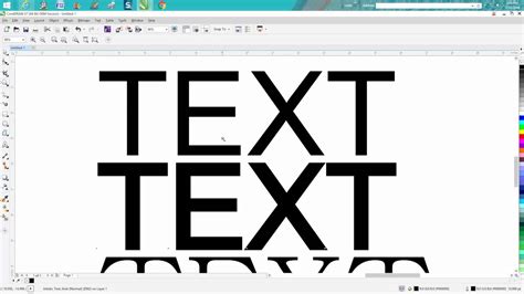 Corel Draw Tips Tricks Making Fonts Bold And More Youtube