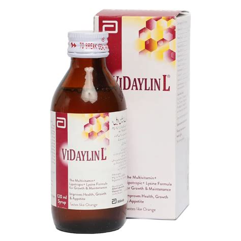 Vidaylin L Syrup Ml Uses Side Effects Price In Pakistan