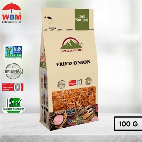 Himalayan Chef Premium Quality Crispy Fried Onion 100g Price In