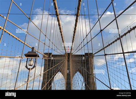 New York Brooklyn Bridge Stock Photo Alamy