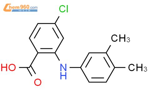 57397 98 5 4 chloro 2 3 4 dimethylanilino benzoic acid化学式结构式分子式mol