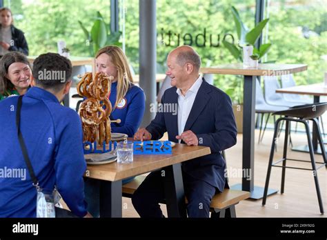 Munich Bavaria Germany June Federal Chancellor Olaf Scholz