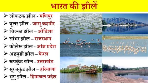 Bharat Ki Jhile Lakes In India Indian Geography For