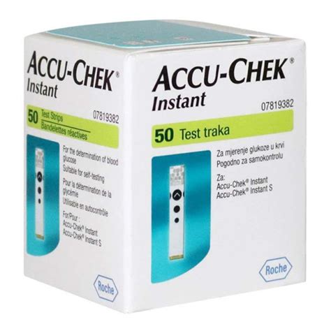 Accu-Chek Instant Blood Glucose Test Strips, 50 Srtips