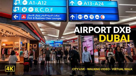 Dubai Airport DXB Complete Walking Tour YouTube